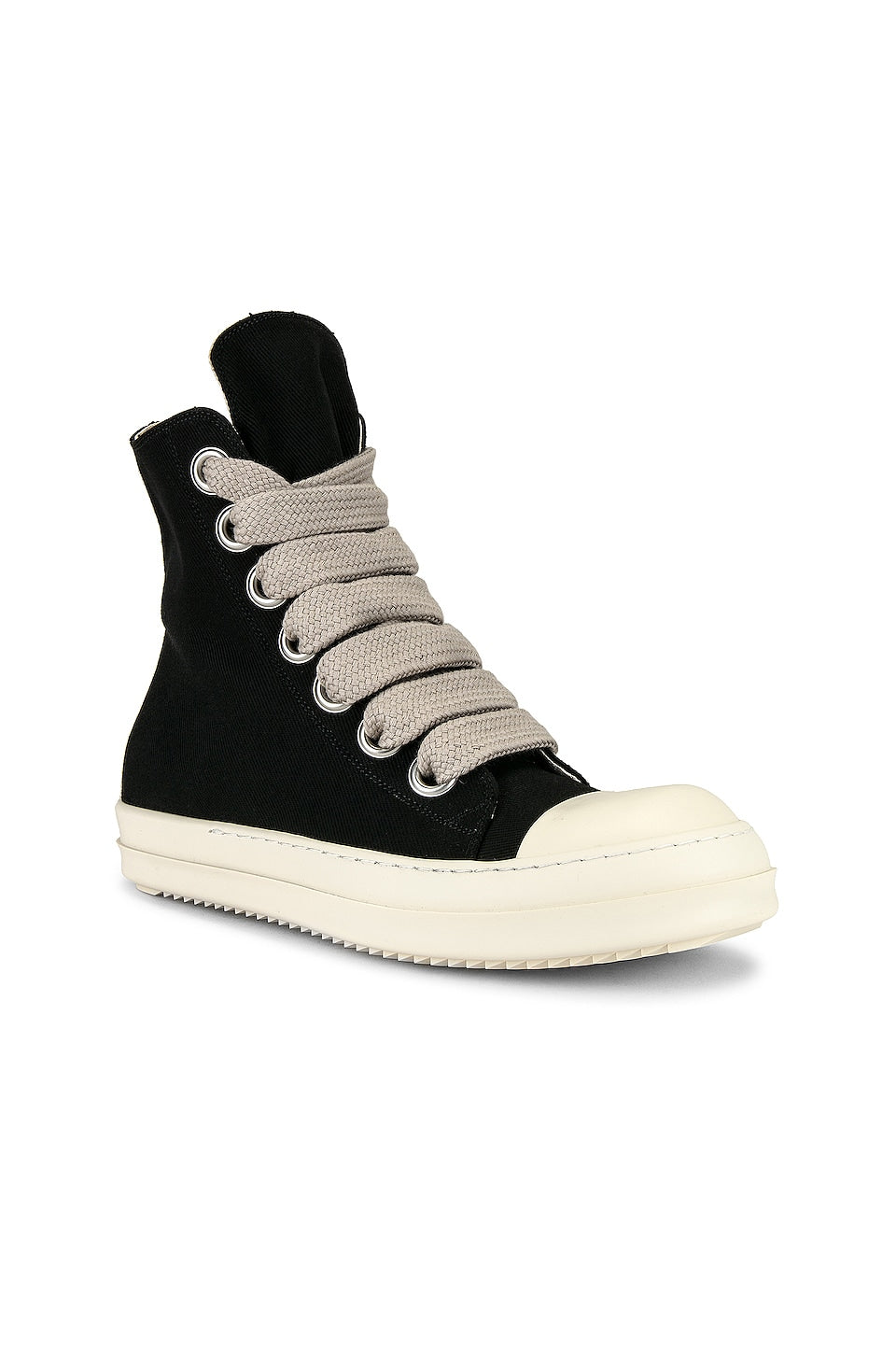 RICK OWENS  Black Jumbo Lace High