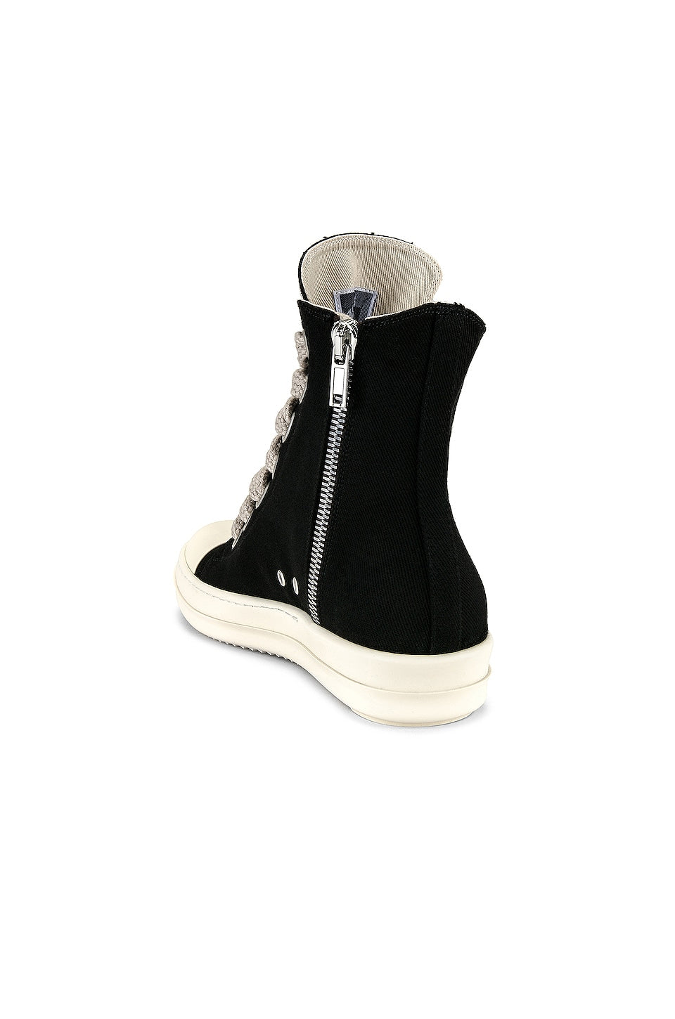 RICK OWENS  Black Jumbo Lace High